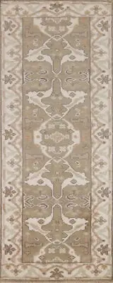 Traditional New Oushak Indian 8' Runner Rug Hallway Carpet" 3x8 ft