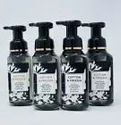 x4 Bath & Body Works Cotton & Freesia Gentle Foaming Hand Soap Wash 8.75 oz. NEW