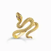 THOMAS SABO Ring Schlange Tempting Romance 925 Silber vergoldet TR2483-427-39