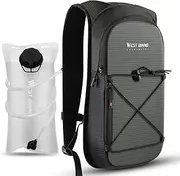 CHIMONA Hydration Backpack, Running Backpack for Men and Women, Backpack with Hydration Bladder 2L, Lightweight Hydration Vest Running Vest, Bicycle Backpack for Running, Hiking, Hydration Backpack