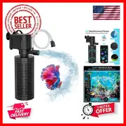 Aquarium Internal Filter for 20-50 Gallons, Ultra-Quiet Fish Tank Filter Bioc...