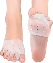 Toe Separators,Gel Toe Separators Bunion Corrector Prevent Callus,Gel Metatarsal Cushion Toe Separators,Forefoot Support and Pain Relief in Shoes
