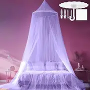 GTDOOCE Mosquito Net Bed, Mosquito Net Bed 60 x 250 x 1100 cm, Mosquito Net Travel, Mosquito Net Travel, Bed Canopy Girls for Garden, Camping, Home, Bed Canopy