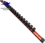 Orange Aluminum SAE Standard 1/2In Drive Socket Holder – Tool and Socket Organiz