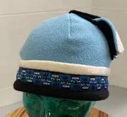 VINTAGE YOUTH BOYS MENTAL POLARTEC FLEECE BEANIE HAT BLUE USA MADE OSFM 20