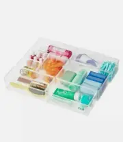 The Home Edit 10 Piece Plastic Bath Edit, Plastic Modular Storage System
