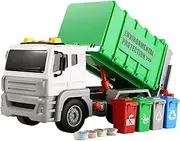 Boys 13" Garbage Truck Toy with 4 Trash Cans Truck for Children 3 4 5 Years Old