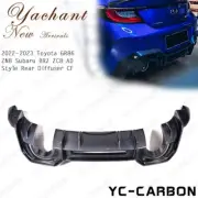 CARBON Rear Diffuser Lip Kit For 22-23 Toyota GR86 ZN8 Subaru BRZ ZC8 AD-Style