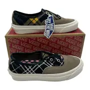 Vans Anaheim Factory Authentic 44 DX Shoes Mens 7 Womens 8.5 Gray Yellow Plaid