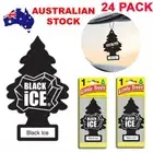 24 x Little Trees Air Freshener Black Ice Car Truck Taxi Uber Home Office