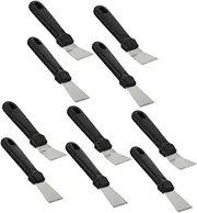 Abaodam 10pcs Barbecue Griddle Scraper: Grill Accessories - Outdoor BBQ Tools - Stainless Steel Ice Scraper for Refrigerator Freezer Defrosting