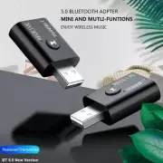 USB Bluetooth 5.0 Audio Transmitter Receiver Adapter 3.5mm for TV PC Car AUX
