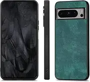 Compatible with Google Pixel 7a Case,Compatible with Google Pixel 7a (PU+TPU) Lens Protection Phone Cover Green
