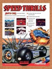 1993 Battle Cars SNES Original Advertisement / Retro Wall Art v1