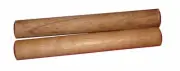 MANO PERCUSSION - Wooden Round Claves Educational, Pair, Polished Finish