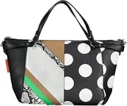 [Desigual] Versatile Handbag with Removable Straps - Handbags - Black
