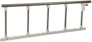 Bed Rail Safety Guard for Seniors Stainless Steel Bed Railing Adults Assist Handle Handicap Bed Railing Hospital Grip Bumper (Color : 4cm, Size : 120cm×40cm)