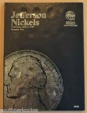 Whitman Folder, Jefferson Nickels, Vol. 2 #9039 - 1962 to 1995*