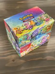 Pokemon Prismatic Evolutions Mini Tin DISPLAY Box (8 Tins) Factory Sealed!