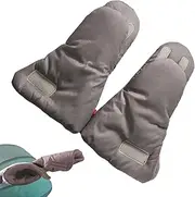 Pram Mittens for Handlebars, Pram Hand Muff - Extra Thick Fleece Hand Warmer for Prams, Pram Handmuffs, Pram Accessories, Multifunctional Golf Cart Mittens for Shopping