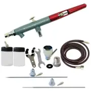 MIL-3AS Paasche Millenium Double Action Siphon Feed Airbrush Set w/3 Heads