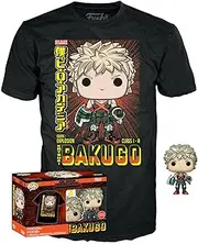 Funko My Hero Academia - Booble Head POP N° 249 - Bakugo (MT) +T-Shirt (L)