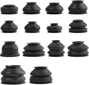 14Pcs Ball joint boot Universal Rubber Dust Cover Tie Rod End Ball Joint Boots Multipack Ball Joint Boot Suspension Steering Dust Cover Tie Rod Linkage Ends tool tie rod boot Car accessories kit