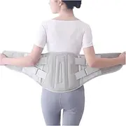 Adjustable Breathable Back Support Brace Waist Trainer Posture Corrector Back Brace For Lower Back Pain Sports And Fitness Belt(Medium)