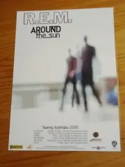 R.E.M. - 2005 Australia Tour - AROUND THE SUN - Laminated Promo Tour Poster
