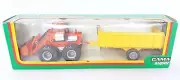 Gama 1:50 DEUTZ Wheel Shovel & TRAILER Farm & Construction Site MIB`70 TOP RARE