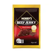 Nobby's Beef Jerky Hot And Spicy 45g x 10