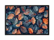 Winter Leaves Framed Print Fine Art Poster Print