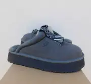 UGG TAZZLE CHARCOAL SUEDE PLATFORM SLIPPERS SHOES, WOMEN US 9/ EUR 40 ~NIB