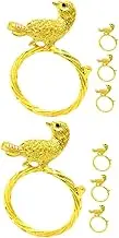 DOITOOL Sets Alloy Napkin Rings Bird Design Party Napkin Holders Home Supplies Pcs