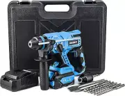 10882A Cordless Rotary Hammer Drill, Includes 20-Volt Li-Ion Rechargeable Batter