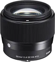 Sigma 56 mm f/1.4 (C) AF DC DN Lens for Canon EF-M X Mount, Mirrorless