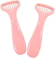 WEKADRIN 2pcs Women's Facial Hair Trimmer for Legs Underarms Painless Body Hair Remover Razor for Women Lady Shaver Tool