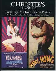 "CHRISTIE’S LOS ANGELES – ROCK, POP & CLASSIC CINEMA POSTERS" 1996 BOOK – NEW