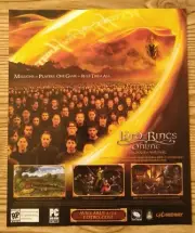 The Lord of the Rings Online Shadows Of Angmar RPG 2007 Vintage Print Ad/Poster