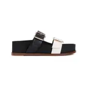 [Gabriela Hearst] Gabriela Hearst-Black Wren Lamb Leather Sandals-Donna 38 IT