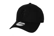 Black Panther Logo Black on Black New Era 39Thirty Fitted Hat