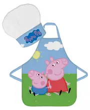 Peppa Pig Kids Baking Apron and Chef Hat
