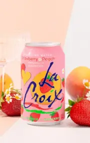 LaCroix Sparkling Water, Strawberry Peach, 12 Fl Oz (pack of 8) - Vegetarian