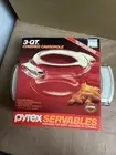 Vintage Pyrex Servables By Corning 3 Quart Covered Casserole 1984 New Old Stock