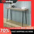 console table grey MDF sideboard decorative 90x30x71.5 cm stylish 3401