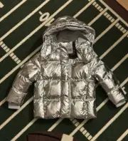 New With Tags Silver Jordan Craig Puffer Jacket Size 3T