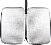 Table Tennis Racket Case, Waterproof Table Tennis Racket Case, Protective Reusable Sports Organizer Holds 2 Paddles 6 Ball for Daily Training Game Travel Sports