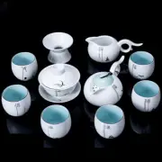 Complete Tea Set Porcelain/yixing Zisha Tea Pot Kungfu Teaset Ceramic Gaiwan Cup