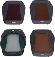 ND Filters, ND8 ND32 ND64 CPL 4 Pack Drone Camera Lens Filter Set, Multi Coated HD Optical Glass + Aluminum Alloy Frame, Drone Accessories for AIR3s Drone