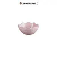 在飛比找momo購物網優惠-【Le Creuset】瓷器蕾絲花型碗14cm(雪紡粉)